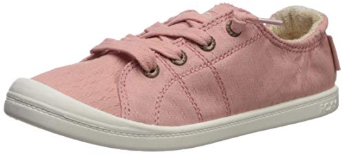 Roxy Women's Bayshore Slip On Sneaker Shoe, Peach Cream, 6.5 M US
