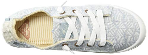 Roxy Women's Bayshore Slip on Sneaker Shoe, Denim, 5.5