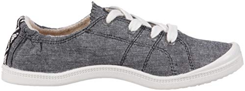 Roxy womens Bayshore Slip on Shoe Sneaker, Black, 5.5 US
