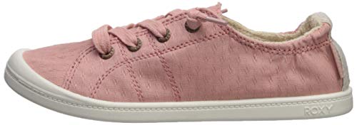 Roxy Women's Bayshore Slip On Sneaker Shoe, Peach Cream, 6.5 M US