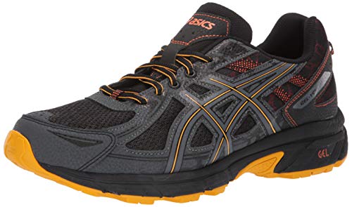 ASICS Men's Gel-Venture 6 MX Running Shoes, 10.5, Black/Sunflower