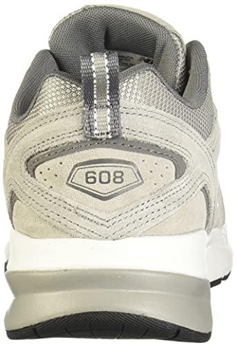 New Balance Men's 608 V5 Casual Comfort Cross Trainer, Team Away Grey/Castlerock, 11.5 X-Wide