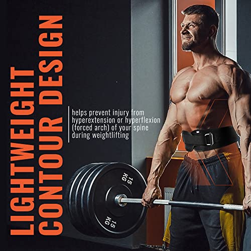 Fire Team Fit Weight Lifting Belt for Men and Women, 6 Inch, Bodybuilding & Fitness Back Support for Cross Training Workout, Squats, Lunges, and Deadlift… (27" - 32" Around Navel, X-Small, Black)