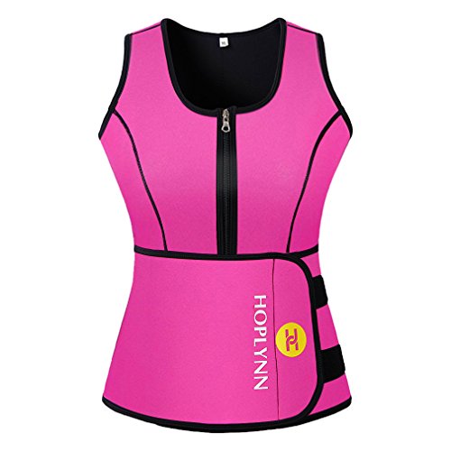 HOPLYNN Pink Women's Neoprene Sauna Vest