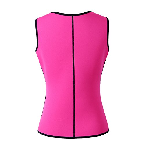 HOPLYNN Pink Women's Neoprene Sauna Vest