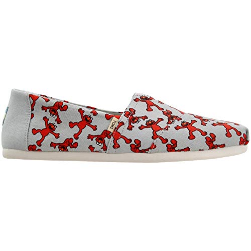 TOMS Sesame Street X Elmo Printed Canvas Women's Classics 10013636 (Size: 7)