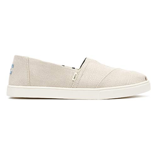 TOMS Women's Alpargata Cupsole Slip On Sneaker Natural Heritage Canvas 7 M