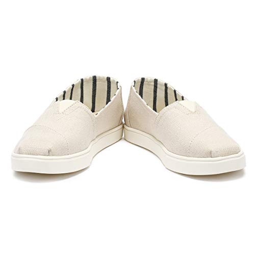 TOMS Women's Alpargata Cupsole Slip On Sneaker Natural Heritage Canvas 7 M