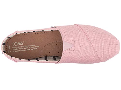 TOMS mens Seasonal Classics fashion sneakers, Powder Pink Heritage Canvas, 7 US