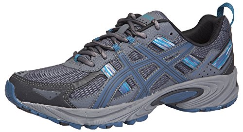 ASICS Men's Gel-Venture 5 Black/Ink/Ocean Trail Running Shoe 9.5 M US