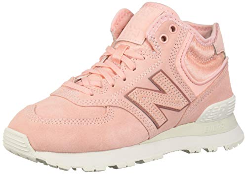 New Balance Women's 574 V1 Mid Sneaker, Himalayan Pink/Himalayan Pink, 7
