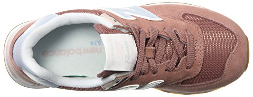 New Balance Women's 574 V2 Summer Sneaker, Dark Oxide, 7.5 B US