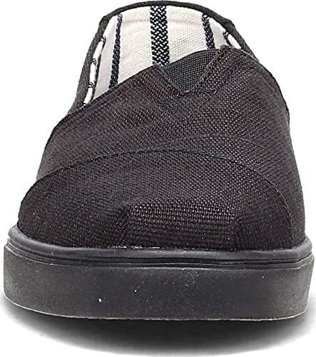 TOMS Women's Black Heritage Canvas Cupsole 10013515 (Size: 8.5)