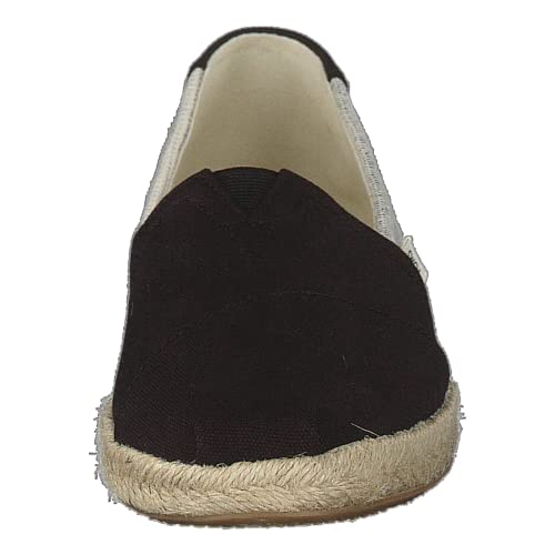 TOMS Women's Black Ivy League Stripes Women's Espadrilles 10013470 (Size: 8.5)