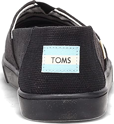 TOMS Women's Black Heritage Canvas Cupsole 10013515 (Size: 8.5)