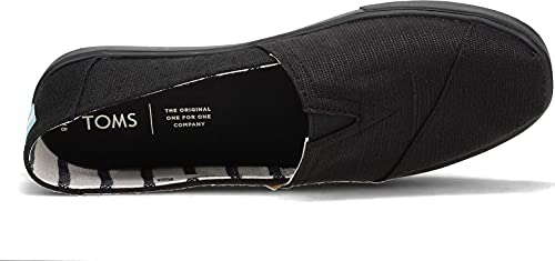 TOMS Women's Black Heritage Canvas Cupsole 10013515 (Size: 8.5)
