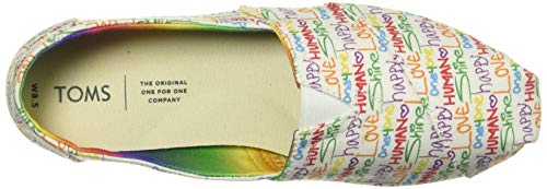 TOMS Women's Alpargata Espadrille, Size: 8.5 B(M) US, Color: Multi Unity Print Canv