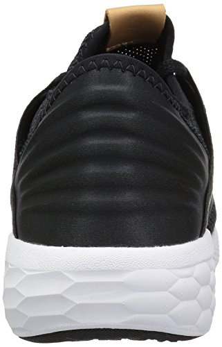 New Balance Men's Fresh Foam Cruz V2 Sneaker, Black/White, 11.5 D US