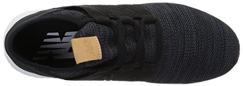 New Balance Men's Fresh Foam Cruz V2 Sneaker, Black/White, 11 2E US