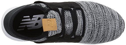 New Balance Men's Fresh Foam Cruz V2 Sneaker, White/Black, 11 2E US