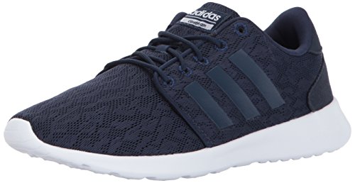 adidas Women's CloudfoamQT Racer Xpressive-Contemporary CloudfoamRunning Sneakers Shoes Running Shoes, Collegiate Navy/Collegiate Navy/White, (8 Medium US)