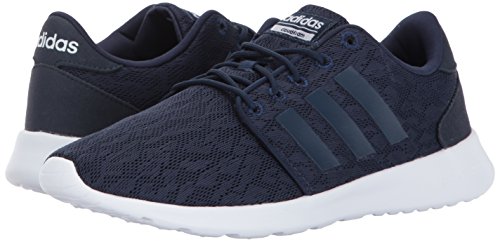adidas Women's CloudfoamQT Racer Xpressive-Contemporary CloudfoamRunning Sneakers Shoes Running Shoes, Collegiate Navy/Collegiate Navy/White, (8 Medium US)