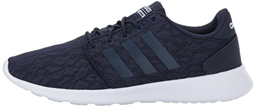 adidas Women's CloudfoamQT Racer Xpressive-Contemporary CloudfoamRunning Sneakers Shoes Running Shoes, Collegiate Navy/Collegiate Navy/White, (8 Medium US)
