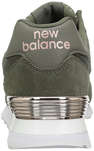 New Balance Women's 574 V2 All Day Sneaker, Military Foliag, 6 W US