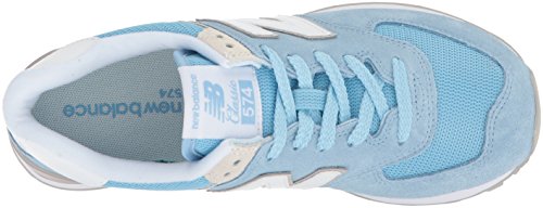 New Balance Women's 574 V2 Essentials Sneaker, Clear Sky/Overcast, 6.5