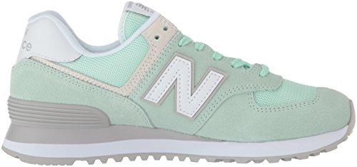 New Balance Women's 574 V2 Essentials Sneaker, Sea Foam/Overcast, 6.5