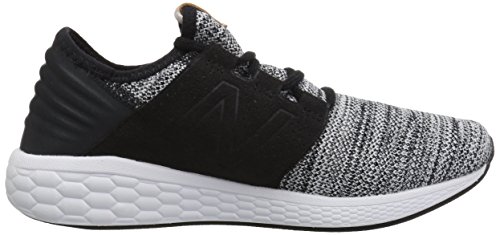 New Balance Men's Fresh Foam Cruz V2 Sneaker, White/Black, 10 2E US