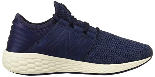 New Balance Women's Fresh Foam Cruz V2 Sneaker, Pigment/Vintage Indigo/Sea Salt, 7 W US