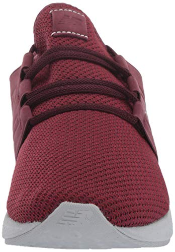 New Balance Men's Fresh Foam Cruz V2 Sneaker, Nubuck Burgundy/Nubuck Scarlet/Nubuck, 11 D US