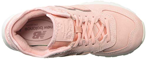 New Balance Women's 574 V1 Mid Sneaker, Himalayan Pink/Himalayan Pink, 11