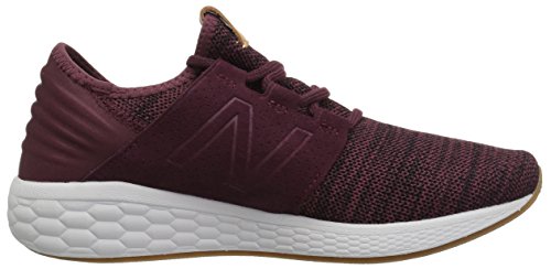 New Balance Men's Fresh Foam Cruz V2 Sneaker, Nubuck Burgundy, 11 D US
