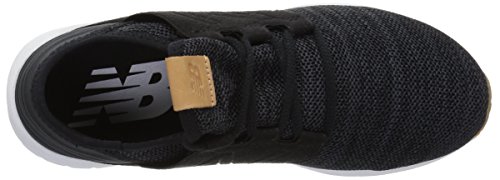New Balance Women's Fresh Foam Cruz V2 Sneaker, Black/Magnet/White, 7 W US