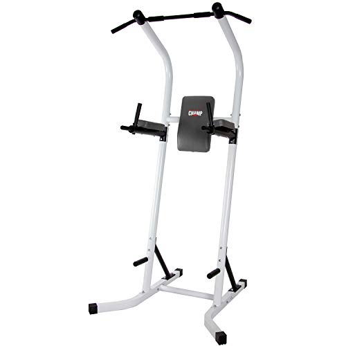 Body Champ Fitness Multi Function Power Tower/Multi Station for Home Office Gym Dip Stands Pull Up VKR/Space Saving PT600