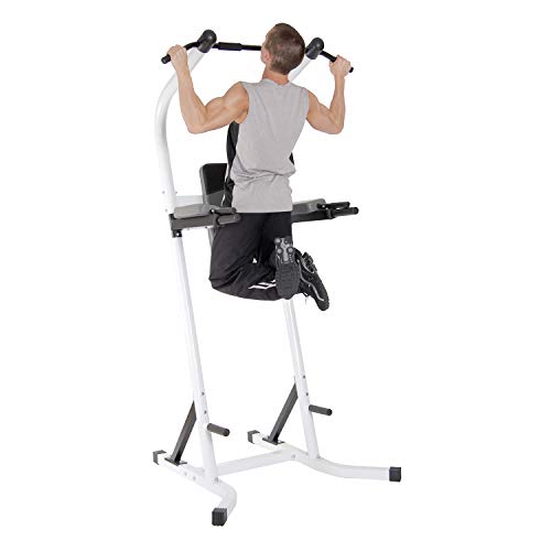 Body Champ Fitness Multi Function Power Tower/Multi Station for Home Office Gym Dip Stands Pull Up VKR/Space Saving PT600