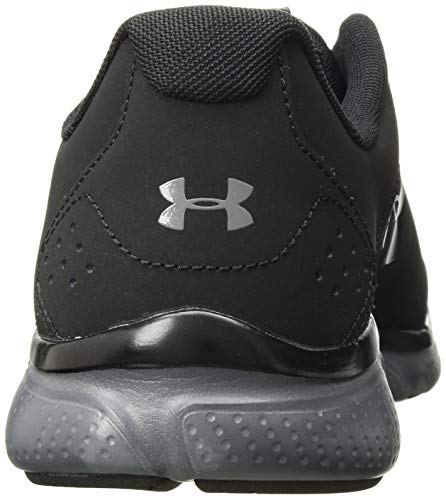 Under Armour Men's Micro G Assert 7 Running Shoe, Black (001)/Rhino Gray