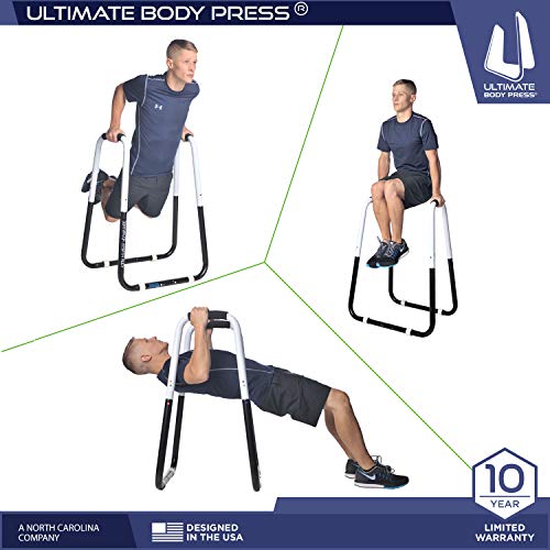Ultimate Body Press Dip Bar Fitness Station