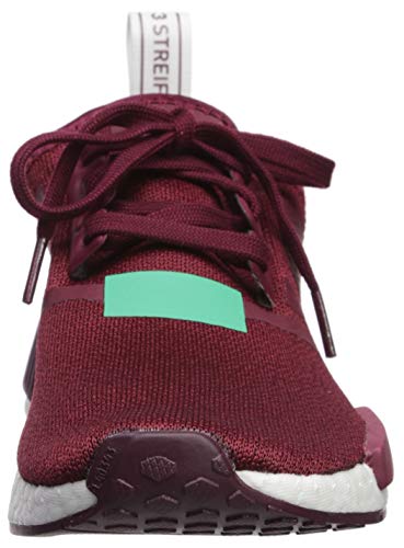 adidas Originals Women's NMD_R1 Running Shoe, Collegiate Burgundy/Collegiate Burgundy/Hi-Res Green, 8