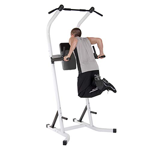 Body Champ Fitness Multi Function Power Tower/Multi Station for Home Office Gym Dip Stands Pull Up VKR/Space Saving PT600