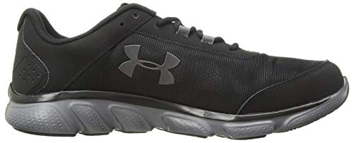 Under Armour Men's Micro G Assert 7 Running Shoe, Black (001)/Rhino Gray