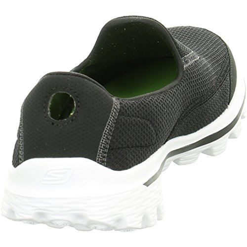 Skechers Performance Women's Go Walk 2 Slip-On Walking Shoe, Black White, 9 M US