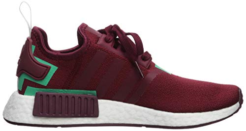 adidas Originals Women's NMD_R1 Running Shoe, Collegiate Burgundy/Collegiate Burgundy/Hi-Res Green, 8