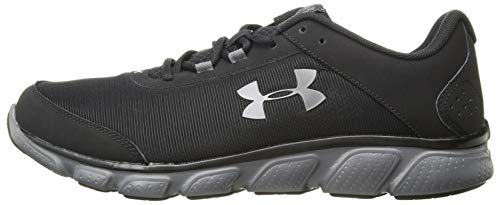 Under Armour Men's Micro G Assert 7 Running Shoe, Black (001)/Rhino Gray