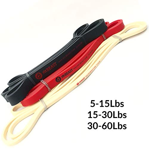 GoBeast Pull Up Bar Free Standing Dip Station - Portable Power Tower Home Gym Equipment With 3 Resistance Bands, Storage Bag And Downloadable Exercise Manual, Red Black