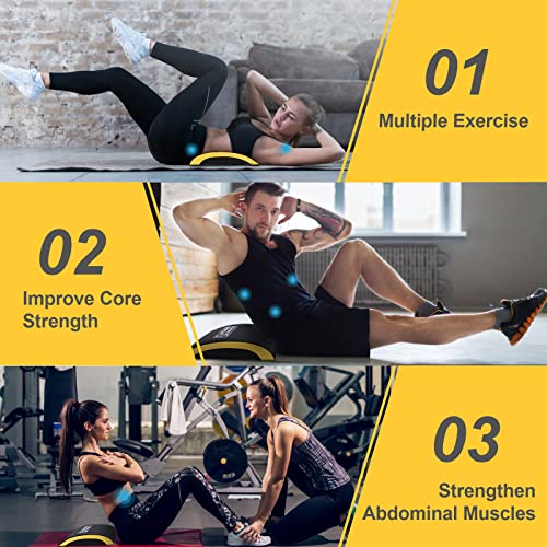 POWER GUIDANCE Ab Exercise Mat - Sit Up Pad - Abdominal & Core Trainer Mat for Full Range of Motion Ab Workouts