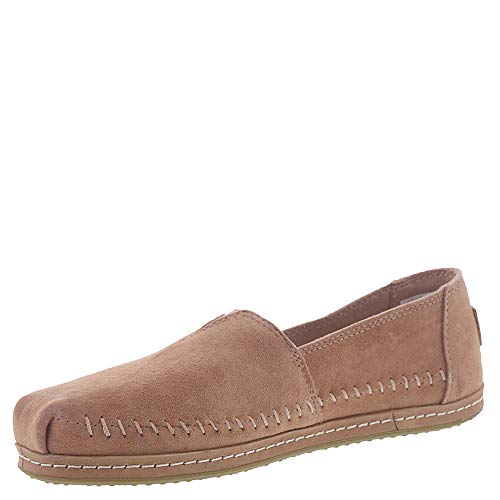 TOMS Alpargata Leather Wrap Toms Sand Pink Pig Suede Leather Wrap 8.5