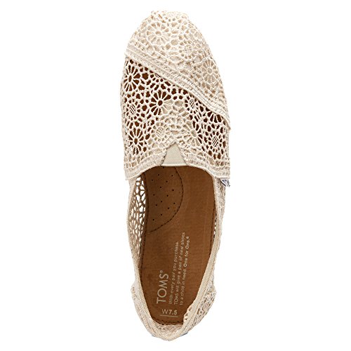 Toms Womens Classics Crochet Natural 001096b10-Natur 9